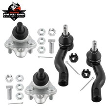 4pcs Front Lower Ball Joints Tie Rod For Toyota RAV4 2001 2002 2003 2004 2005