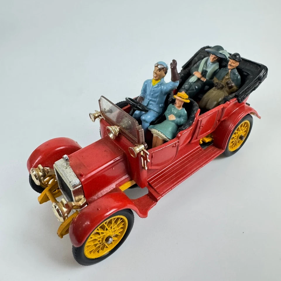 Daimler Corgi Classics 9021 1910 38 hp vintage con conductor y 3 pasajeros en caja Foto 3 de 4