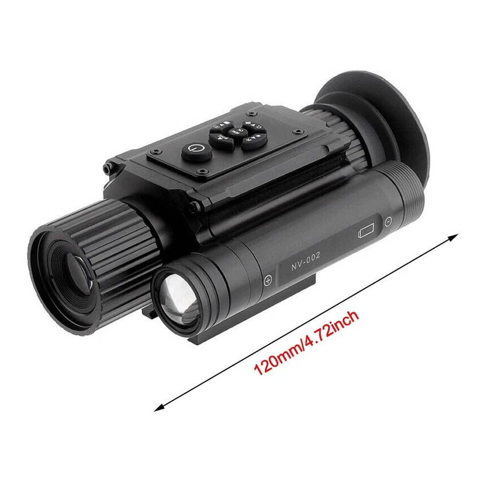 850nm IR Night Vision Monocular Scope 1080P 1-4x Digital Zoom Hunting Telescope - Image 4 of 4