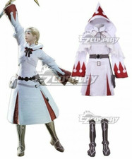 Final Fantasy XIV FF14 White Mage B Edition Cosplay Costume/