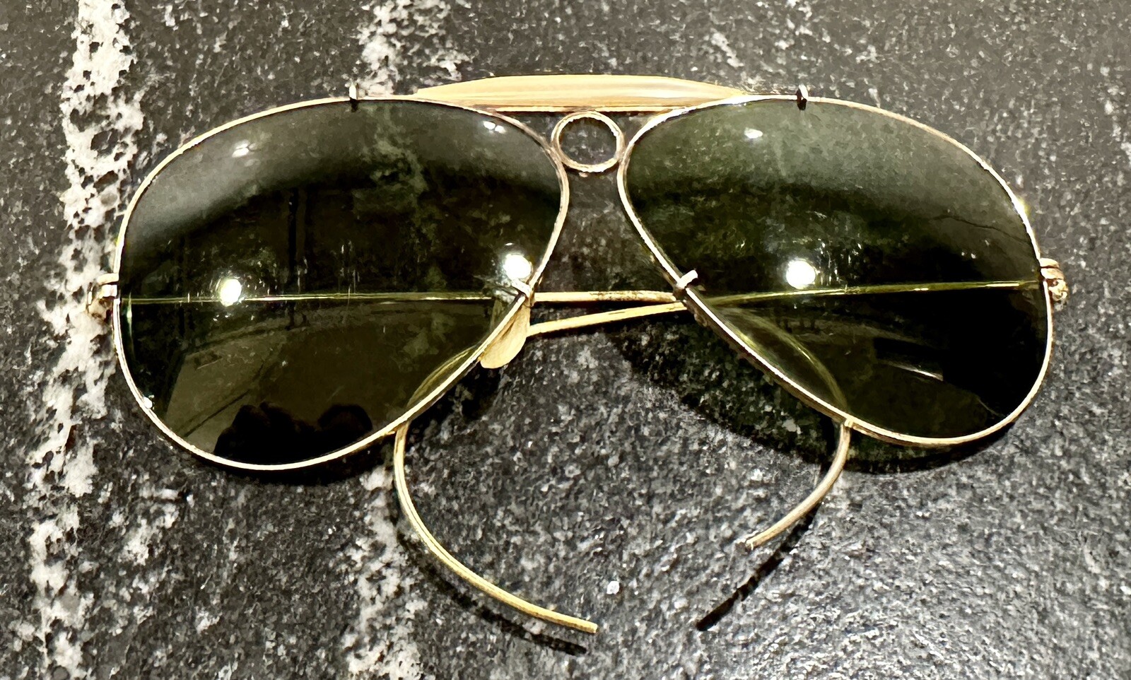 Vintage (The General) RayBan Shooting Glasses Bausch & Lomb 1/30 10K G