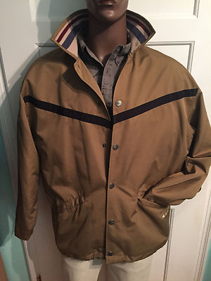 OUTDOOR JACKE ''BELOW ZERO''  Gr. XL (56-58) HASELNUSSBRAUN GESTREIFT TOP!
