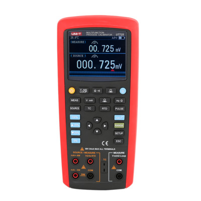 UNI-T UT725 Process Calibrator Thermocouple/RTD/Loop Current /Freq /Voltage USB