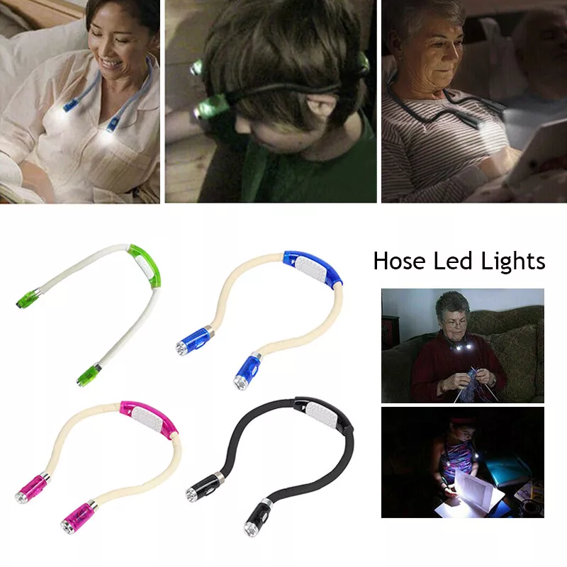 Hands-free LED Knitting Huglight Over Neck Reading Light Flexible