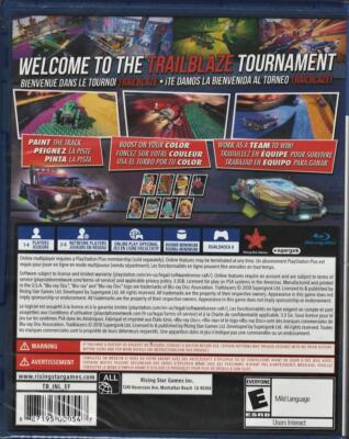 Jeu Trailblazers Complet Pour PS4, Boîtier Avec Légères Rayures, Bon état