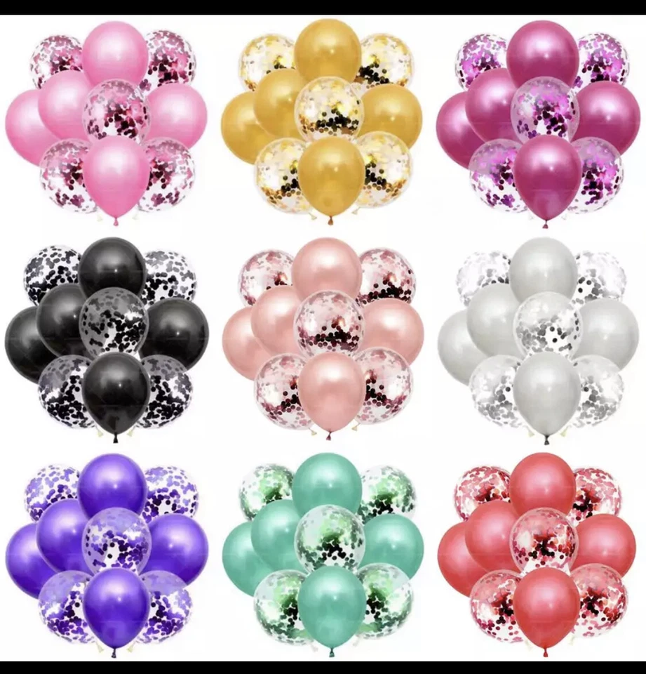 PALLONCINI Per Compleanno Matrimonio Festa ANNIVERSARIO NATALE - Immagine 4 di 4