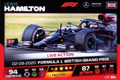 Turbo Attax F1 (Formel 1 / Formula 1) 2021 - #139 Lewis Hamilton (Live Action)