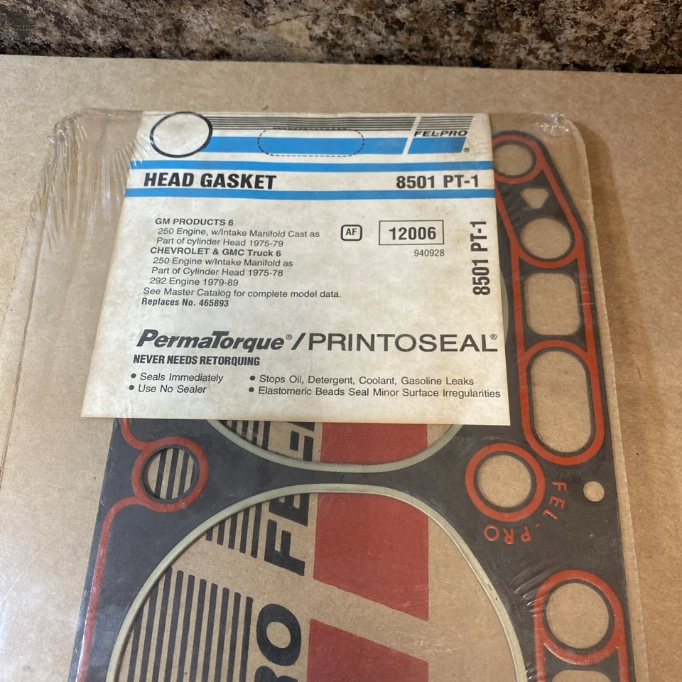 Junta de culata FEL-PRO 8501PT1 ¡Cilindro de motor! F+S! Foto 2 de 3