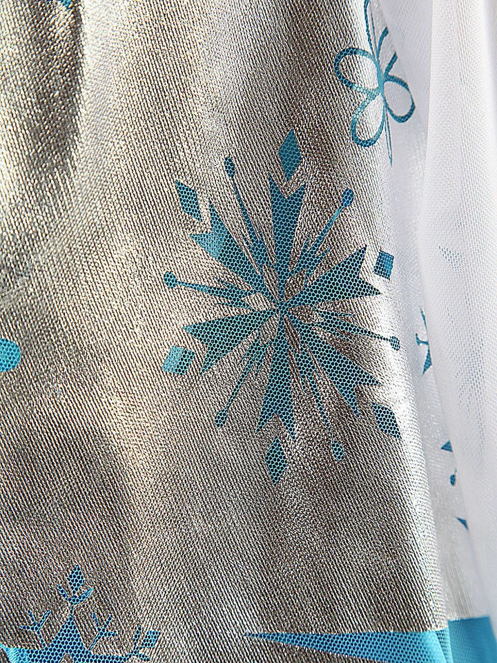 Disney Girls Princess Frozen Dress Elsa Anna Party Evening Birthday Fancy Dress - Image 3 of 4