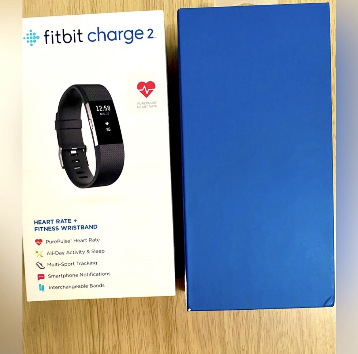 Fitbit Charge 2 Black Activity Tracker Bundle with Extras-image