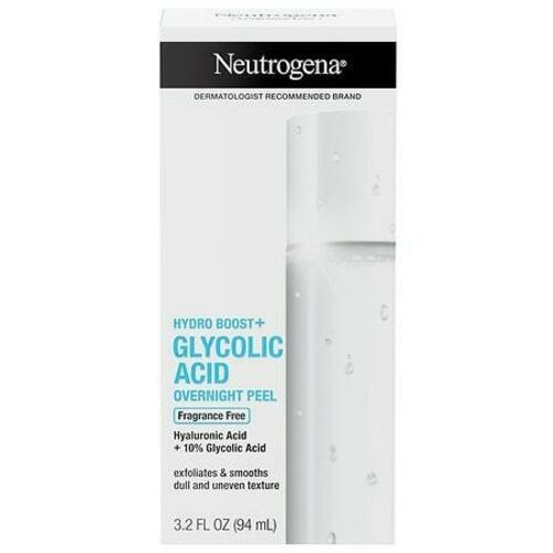 Neutrogena Hydro Boost+ Glycolic Acid Treatment  Overnight Face Peel  3.2oz NIB
