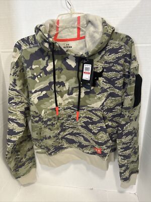 Under Armour Project Rock Womens Veterans Day Fleece Hoodie Size XS 1373610  NWT