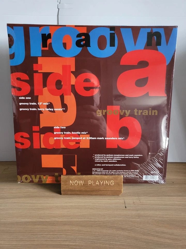 THE FARM-GROOVY TRAIN,12"SINGLE,33RPM,RECORD STORE DAY LTD ED, ORANGE 2022 UK - Image 2 of 2