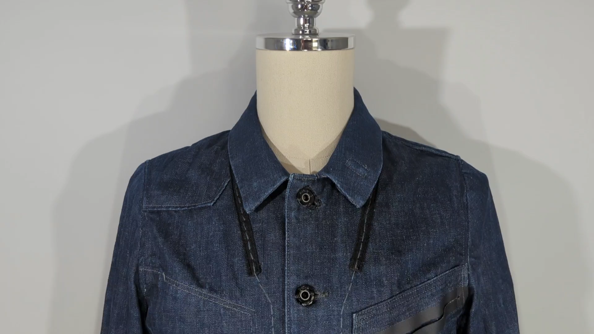 G-STAR RAW Re Worker Men's Denim Jacket Navy Blue Casual Clothing