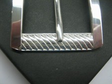 STERLING SILVER 925 BUCKLE AVAILABLE FOR 1" 1-1/8" 1-1/4" 1-3/8" 1-1/2" BELTS