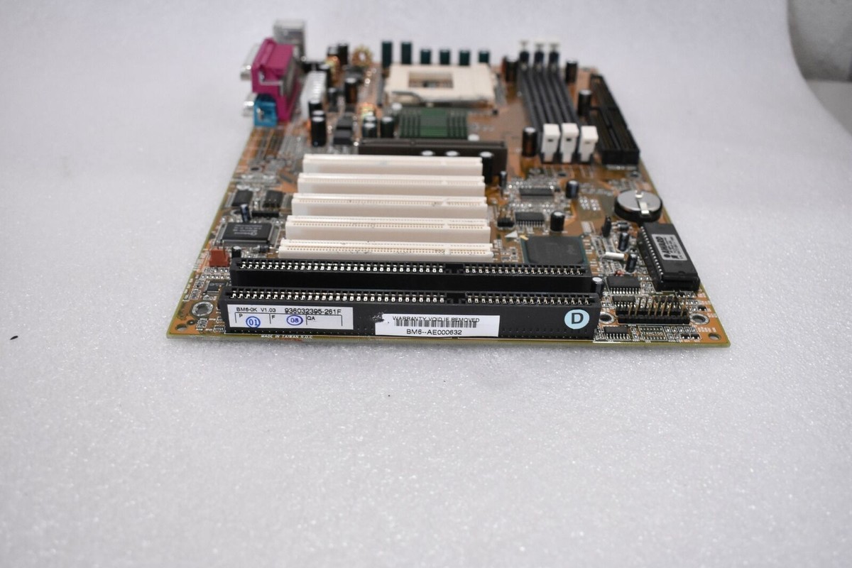 ABIT AB-BM6 SOCKET 370 MOTHERBOARD W/ 2 ISA SLOTS INTEL CHIPSET