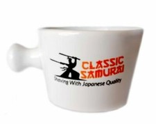 Classic Travel Size Deluxe Porcelain Shaving Mug Bowl, Cream lather Ceram Gift