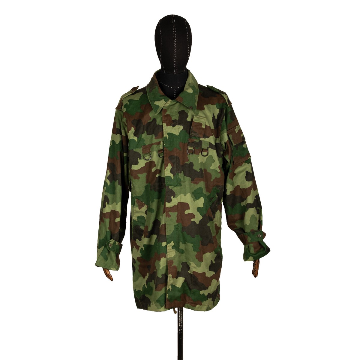 ジャケット・アウター 80s Yugoslavian Army field coat Croatia JNA YPA Yugoslav Peoples Army M89 Oak Leaf Pattern Jacket DHL