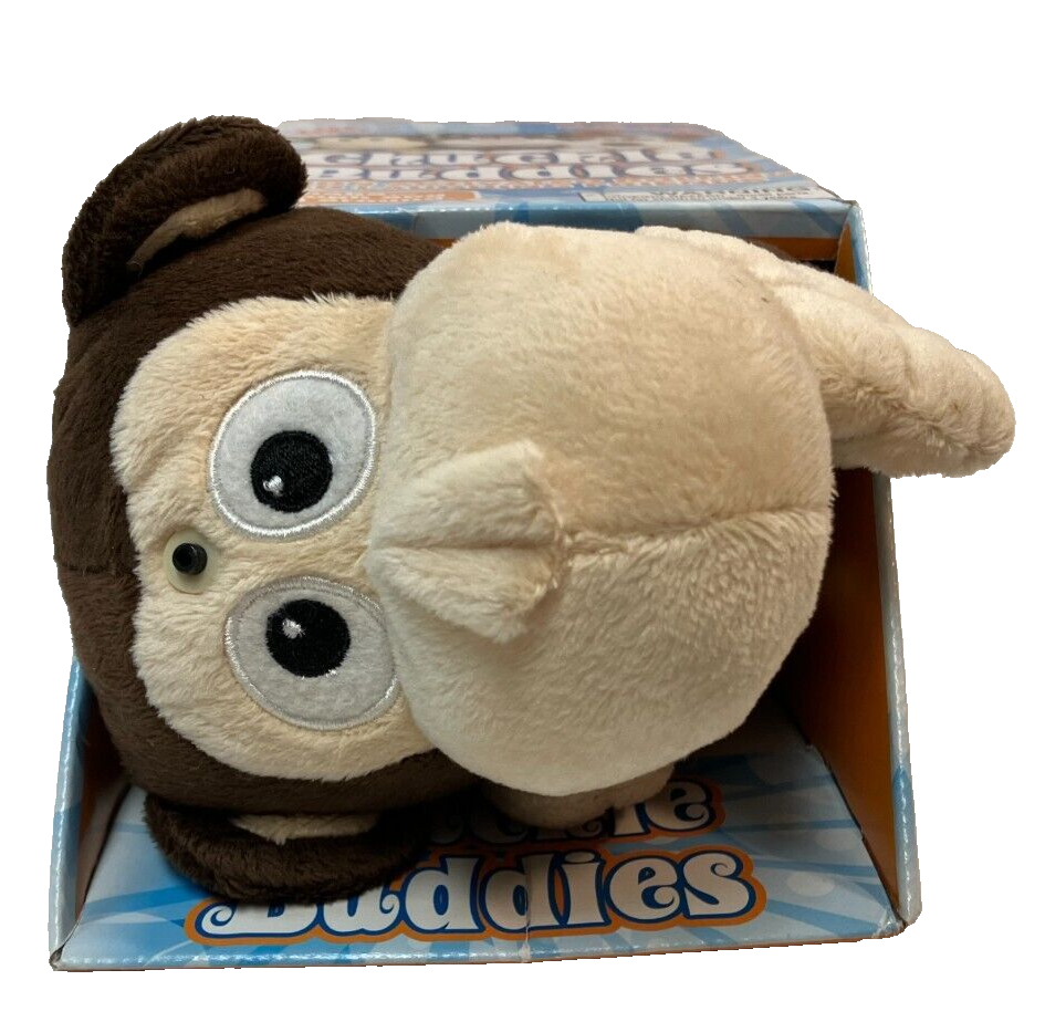 Chuckle Buddies Jumpin' Banana Monkey Plush Animated Laughing Rolling