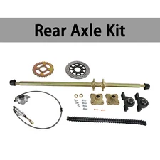 44.8" ATV Quad Go Kart Rear Live Axle Kit Sprocket Brake Wheel Hub Brake Assembl