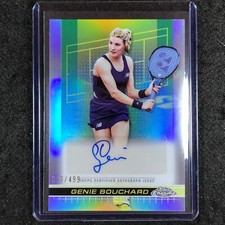 2024 Topps Chrome Tennis GENIE BOUCHARD Auto Refractor 363/499
