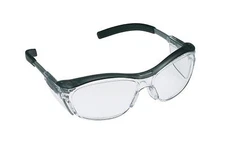 3M 11411 Nuvo Protective Eyewear, Clear Anti-Fog Lens, Gray Frame