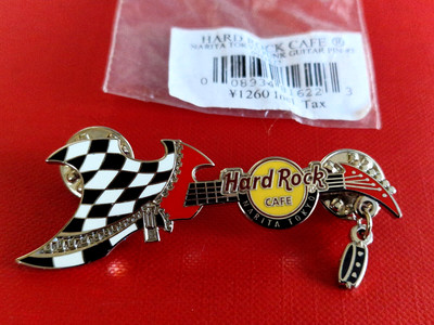 HRC Hard Rock Cafe Narita Tokyo Punk Rock Guitar 2006 No2 Chekered LE300 NEW OVP
