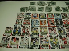 2021 Contenders, Legacy Football card lot of 57, Rookies, Inserts, Game Day