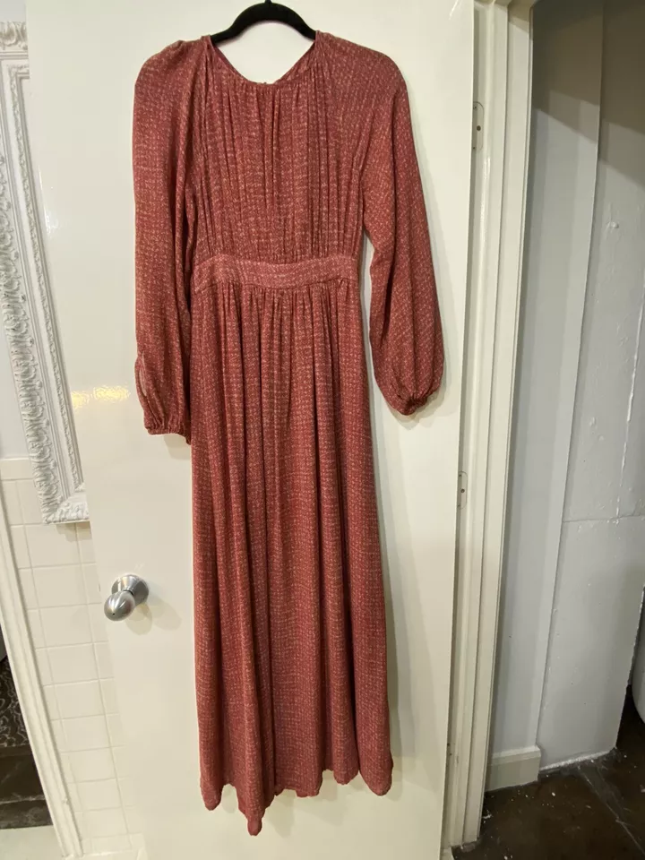 Maxi Vestido Blusa Rachel Zoe Olivia Talla 4 Propietario Privado ¡Nunca Usado! Foto 2 de 4