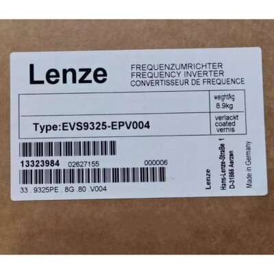 EVS9325-EPV004 1PCS NEW LENZE SERVO DRIVE evs9325epv004