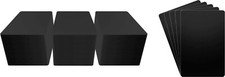  600 DVD Case Bin Index Divider Cards - 5-5/8"x8-1/2" - Black HEAVY DUTY 30mil