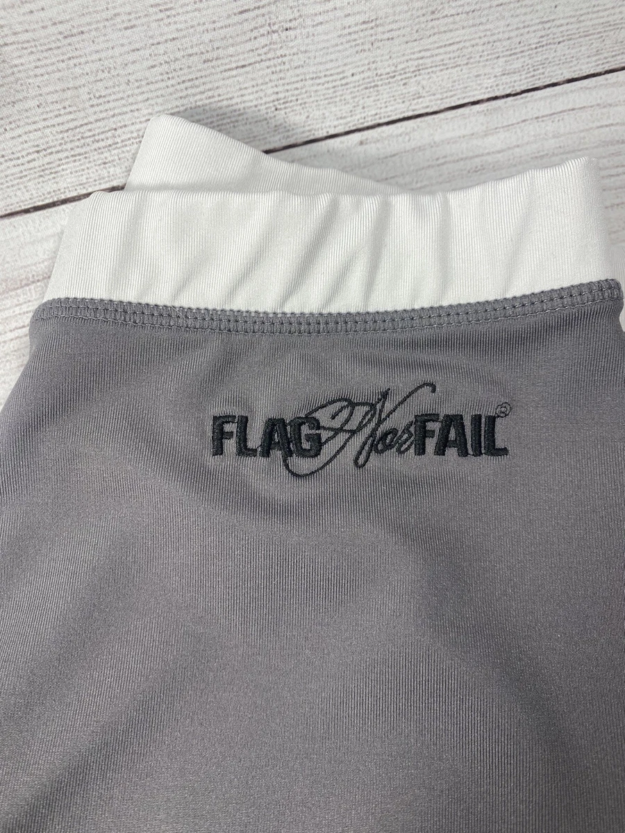 Flag Nor Fail Women's Tri Colored Leggings Yoga Pants M Medium Full Length  | eBay