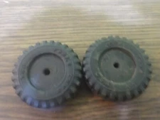 vintage tonka ford truck set of 2 solid rubber tires for parts