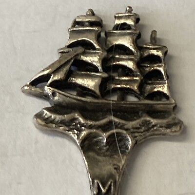 Vintage Souvenir Spoon US Collectible Mystic Connecticut