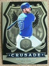 Pete Alonso 2020 Panini Chronicles Crusade #16 New York Mets Chrome Baseball MLB