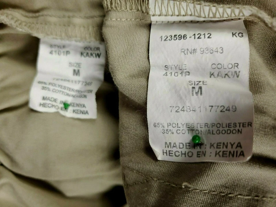 Lote de 2 Cherokee 4101p Caqui Mujer Cintura Elástica Exfoliante Parte Inferior M Petite 34+W 28L Foto 2 de 4