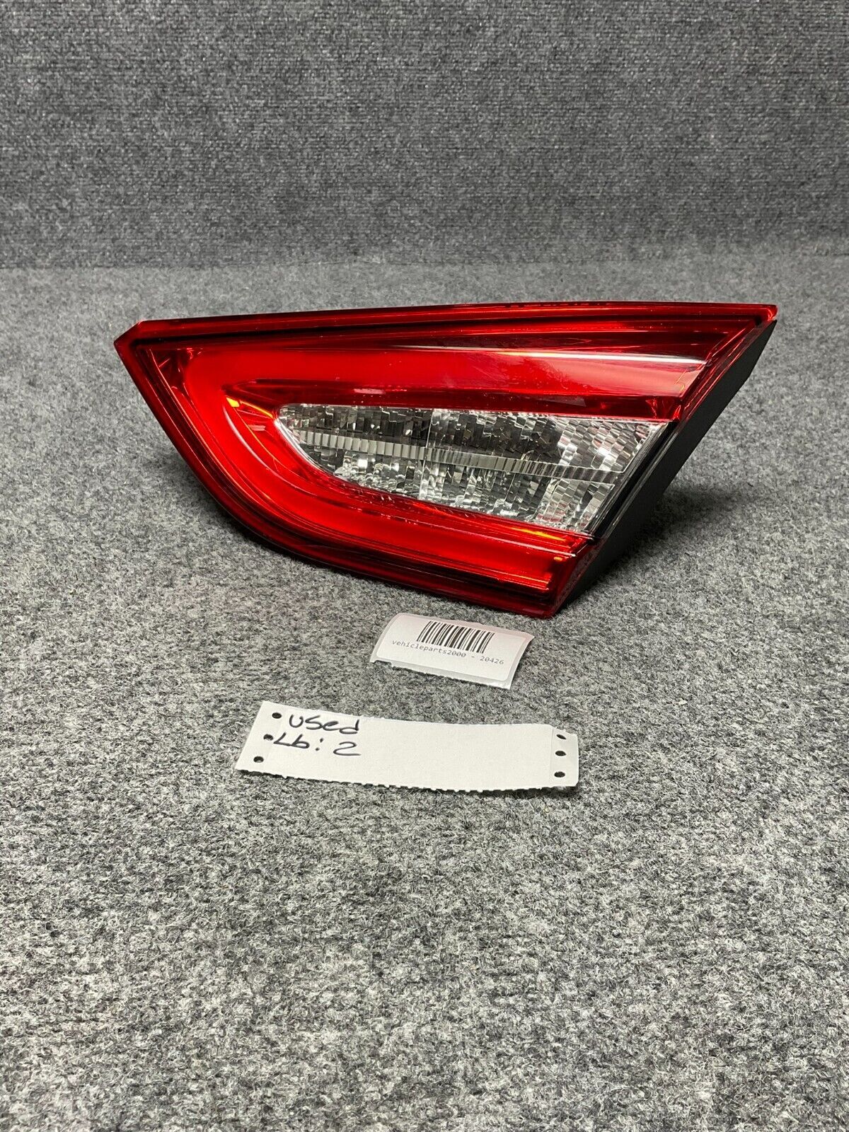 14-20 Maserati Quattroporte Rear Right Side Inner Tail Light OEM 670009228