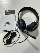 Cyber Acoustics - 3.5mm Stereo HEADSET With Headphones & Noise Canceling Mic - N
