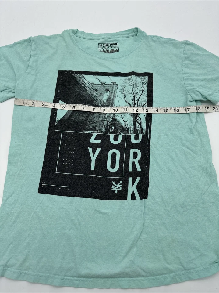 Camiseta Zoo York Juvenil Niño X-Grande Verde Estampado Gráfico... #8421 Foto 4 de 4