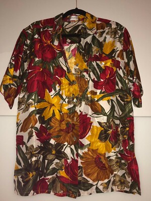 CARNABY'S 100% Seide Damen Bluse Gr.38 guter Zustand