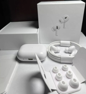 Apple Headsets Pro 2nd Right Left Pods with Wireless Charging Case