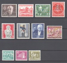 Berlin Jahrgang 1954 postfrisch ** komplett somit inklusive Nr. 121-123 Bauten !