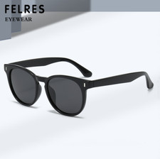 Men Round Polarized Sunglasses Classic Outdoor Driving Shade Glasses UV400