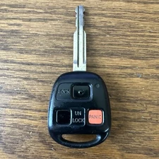 OEM 2010-14 TOYOTA FJ CRUISER COMBO KEY REMOTE FOB FCC: HYQ12BBT  3-BUTTON  GOOD