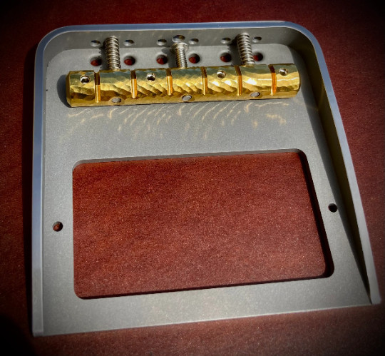 Van Dyke-Harms Telecaster Humbucker-Hybrid Bridge and Monolithic Saddle Combo