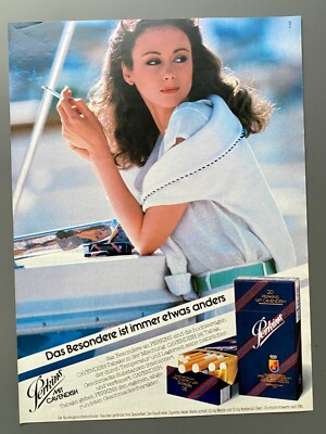 Perkins Cigarette mit Cavendish Tabak 80s retro 1981 Vintage Werbung Reklame V5