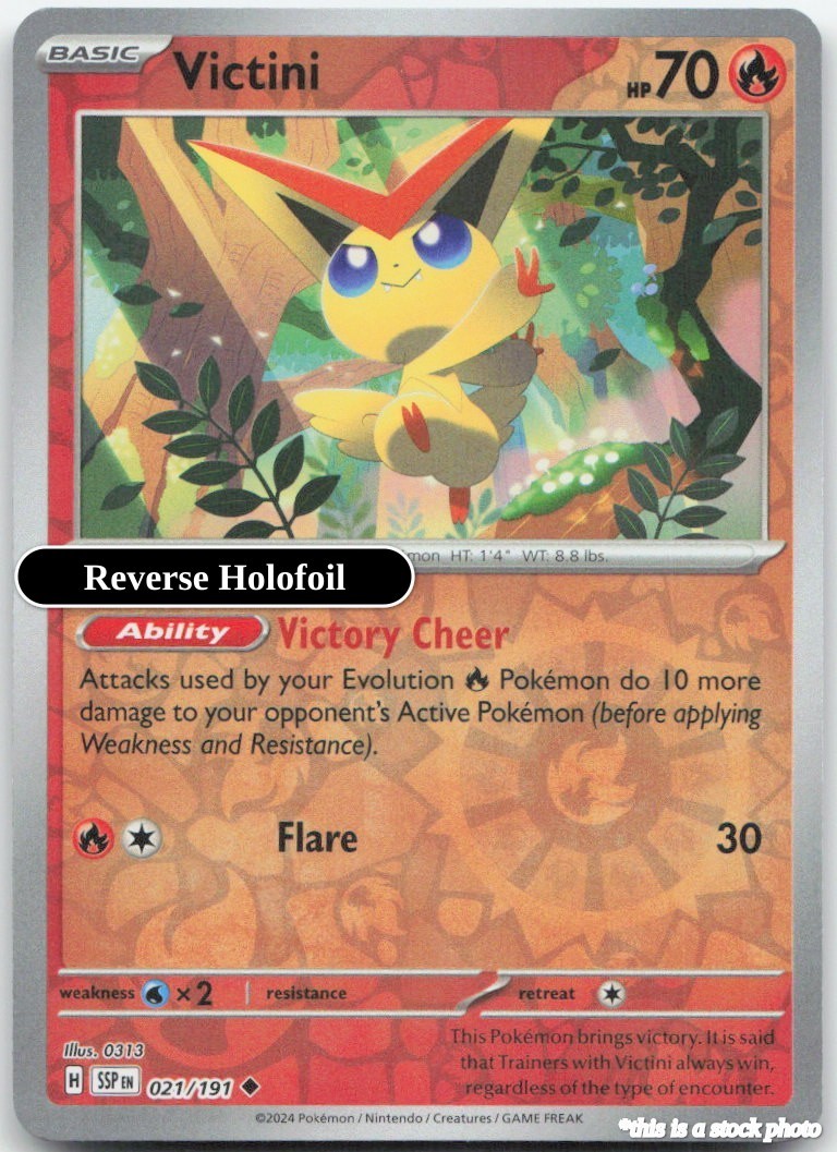 Victini SSP 021/191 Pokémon Uncommon NM