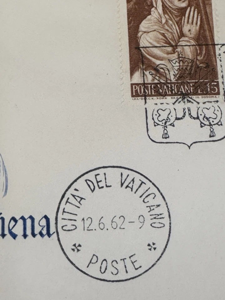 Lot Of 10 The cover features three stamps,with the same design of St. Catherine  - Image 3 of 4