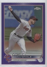 2022 Topps Chrome Update Purple Refractor Aaron Civale #USC160 us8