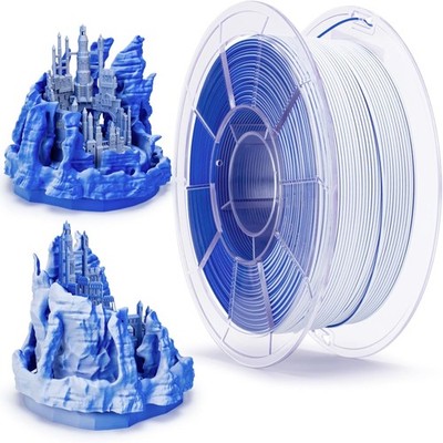 Ziro 3D Tri-Color Matte PLA 1.75mm 1kg, Dimensional Accuracy +/- 0.03mm